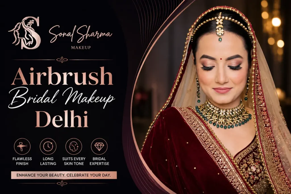 Airbrush Bridal Makeup Delhi