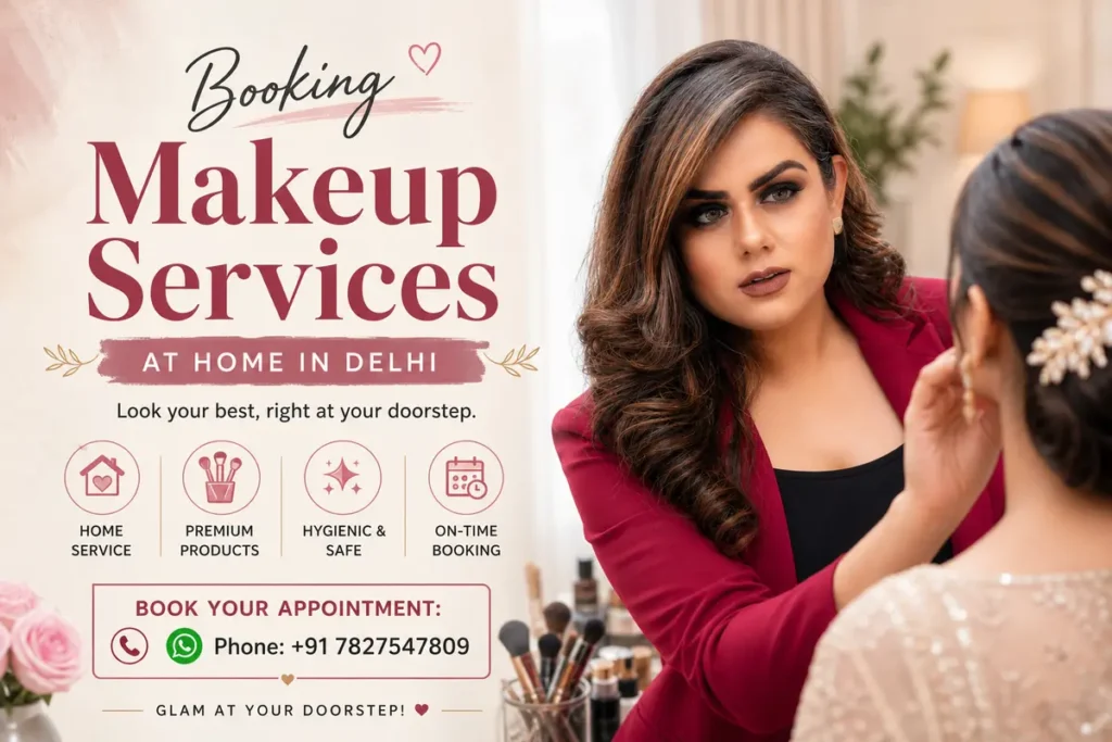 Makeup Services at Home in Delhi